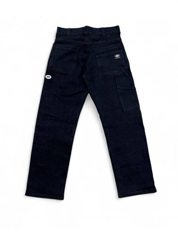 303 Boards - 303 X Dickies Skateboarding 303 Oval Regular Fit Utility Jeans (Black)